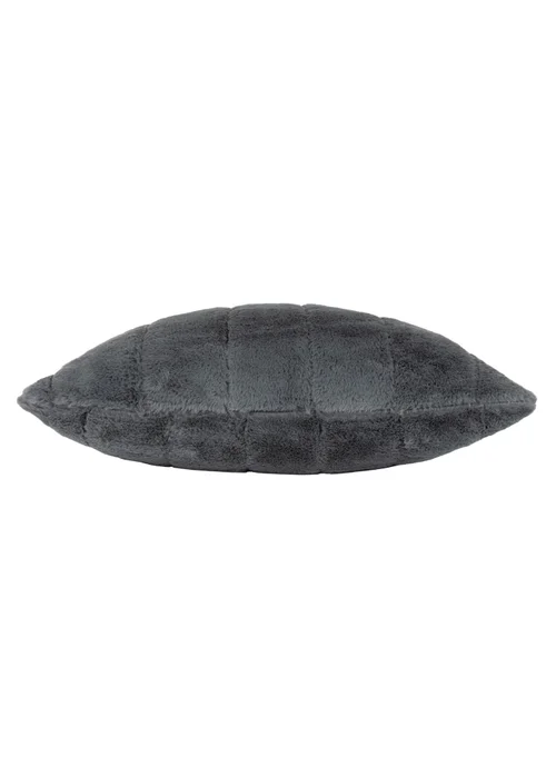 Paoletti Empress Faux Fur Filled Cushion (45cm x 45cm x 8cm) - One Size Image 2