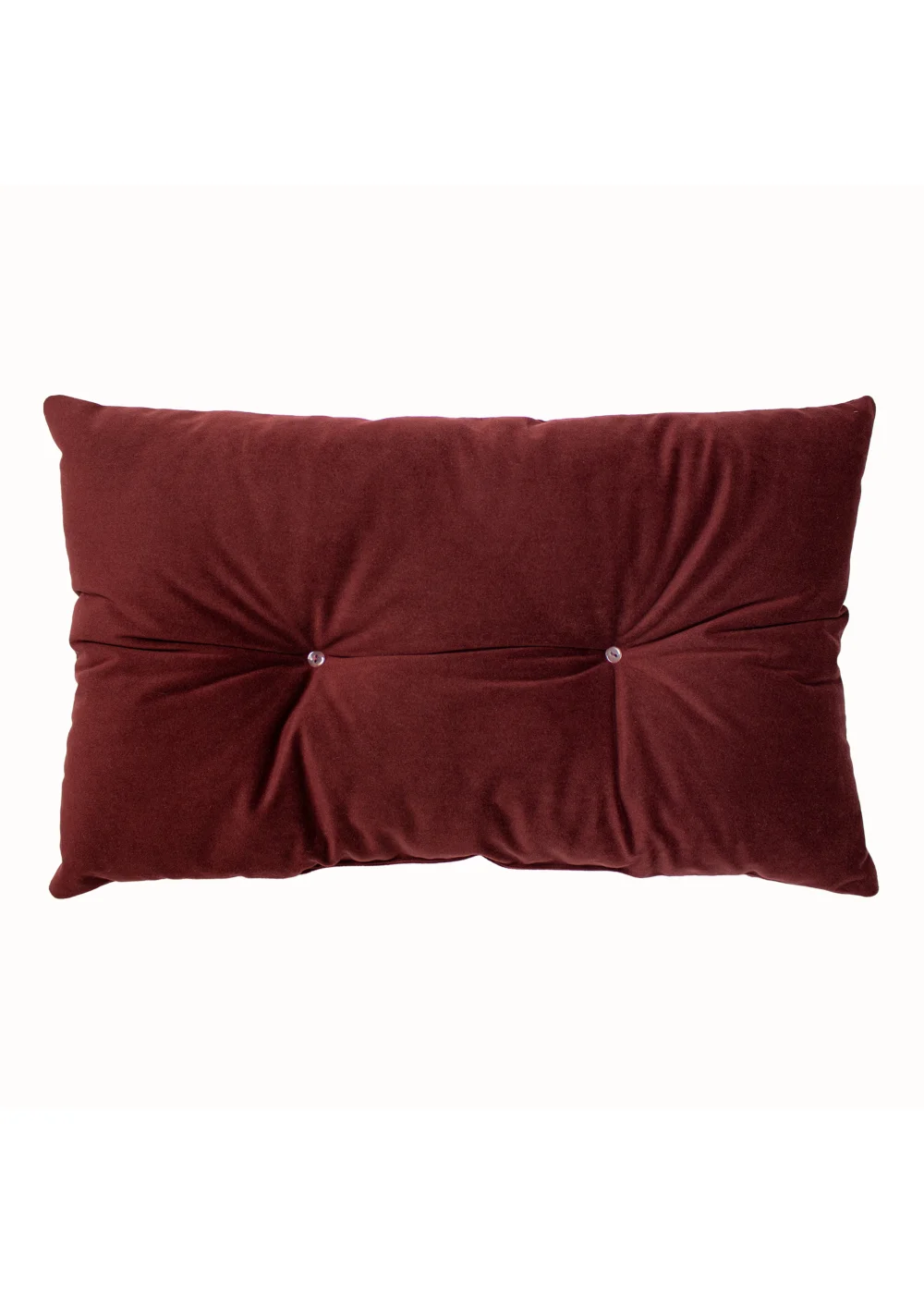 Paoletti Panther Button Velvet Cushion (30cm x 50cm x 8cm) - One Size Image 2