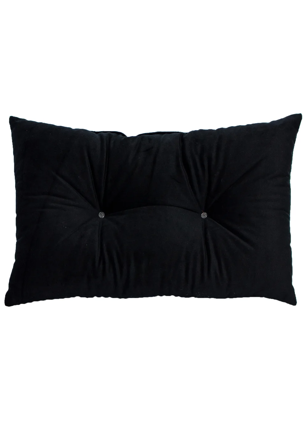 Paoletti Pineapple Button Velvet Cushion (30cm x 50cm x 8cm) - One Size Image 2