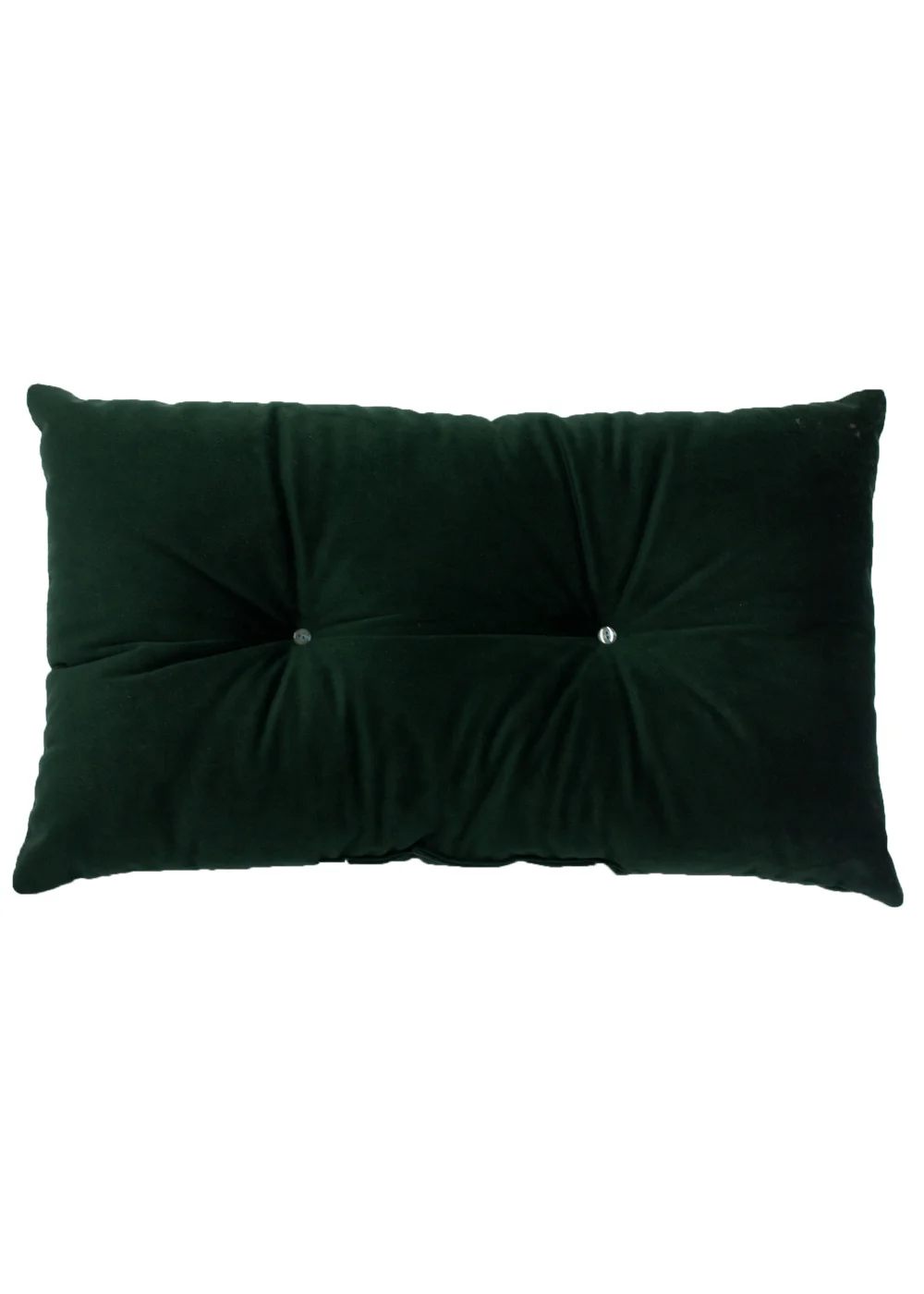 Paoletti Pineapple Button Velvet Cushion (30cm x 50cm x 8cm) - One Size Image 2