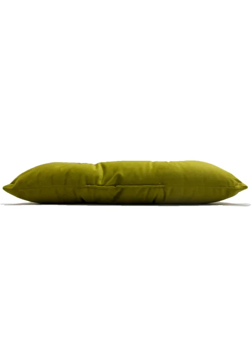 Paoletti Pineapple Button Velvet Cushion (30cm x 50cm x 8cm) - One Size Image 3