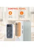 HOMCOM 2180W Oil Filled Radiator Portable Heater (43cm x 24cm x 60cm) - No Size Image 5