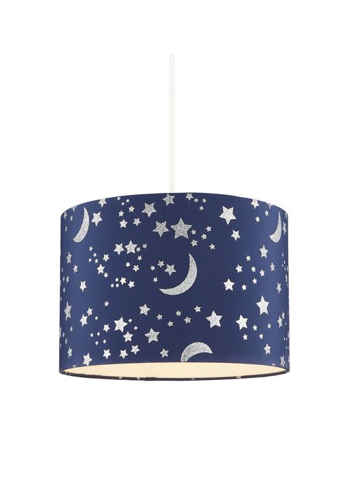 Glow Moon & Stars Blue Shade (20cm x 30cm) - One Size Image 3