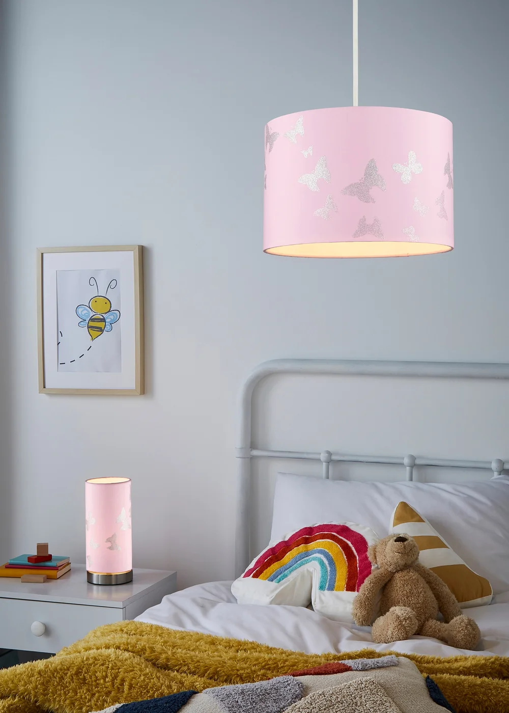 Glow Butterfly Light Shade (20cm x 30cm x 30cm) - One Size Image 1