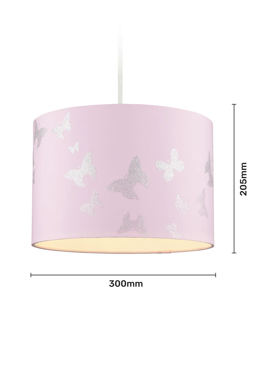 Glow Butterfly Light Shade (20cm x 30cm x 30cm) - One Size Image 5
