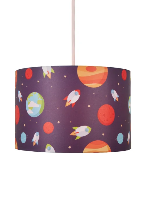 Glow Outer Space Light Shade (20cm x 30cm) - One Size Image 4