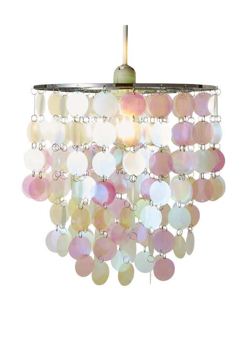 Glow Disc Iridescent Easyfit Pendant (32cm x 32cm) - One Size Image 3