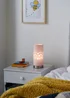 Glow Hearts Pink Table Lamp (26cm x 12cm) - One Size Image 4