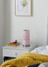 Glow Hearts Pink Table Lamp (26cm x 12cm) - One Size Image 1