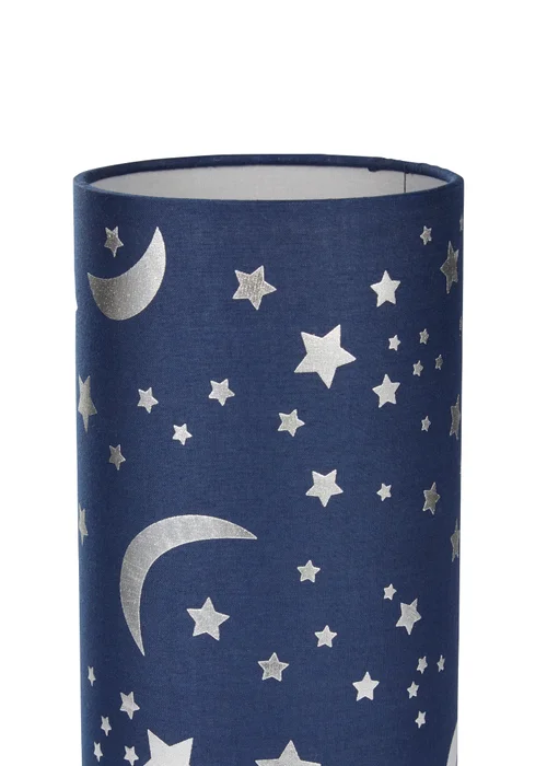 Glow Moon & Stars Table Lamp (26cm x 12cm) - One Size Image 3