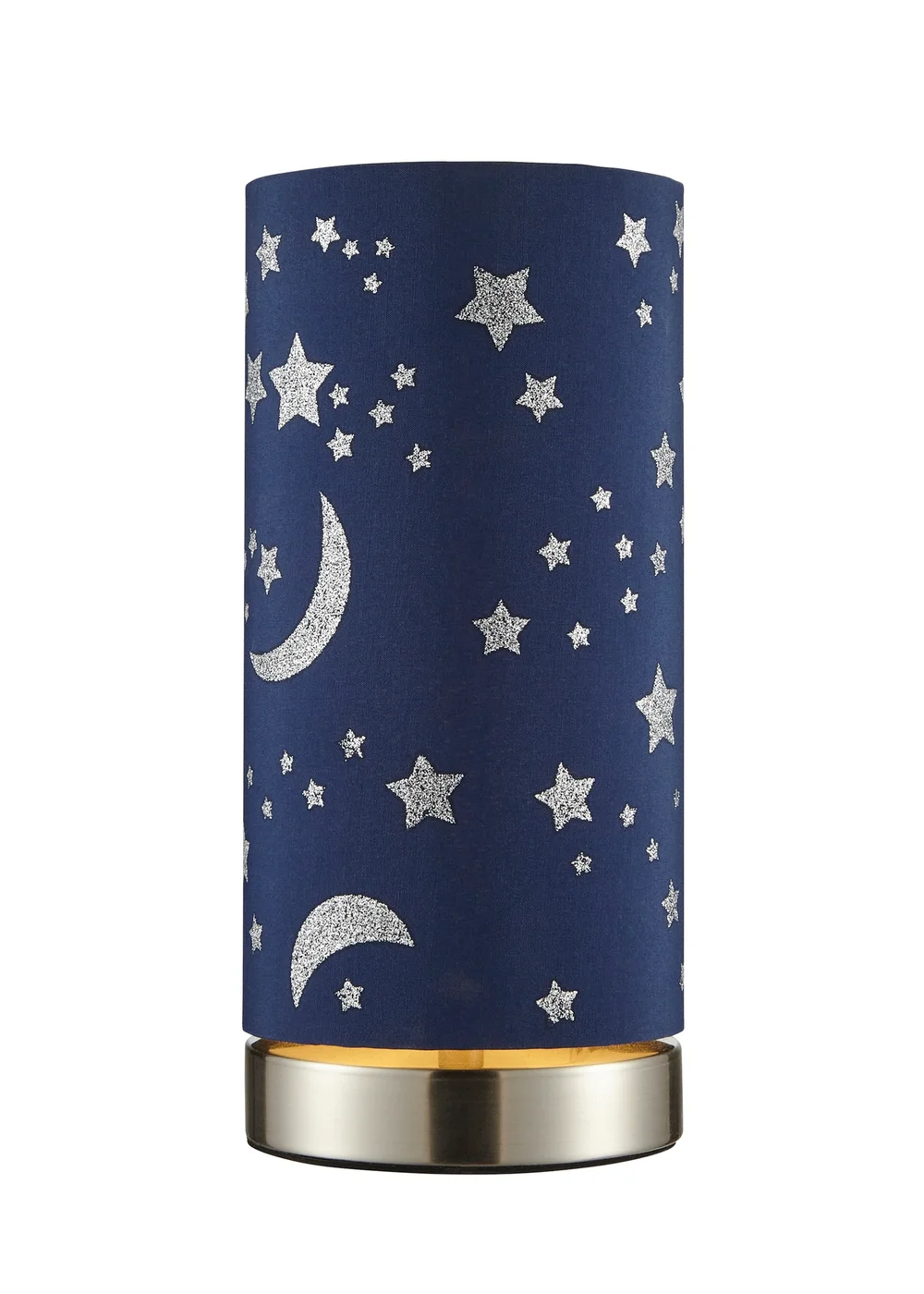 Glow Moon & Stars Table Lamp (26cm x 12cm) - One Size Image 2