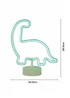 Glow Dinosaur Green Neon Light (28.5cm x 24.5cm) - One Size Image 5