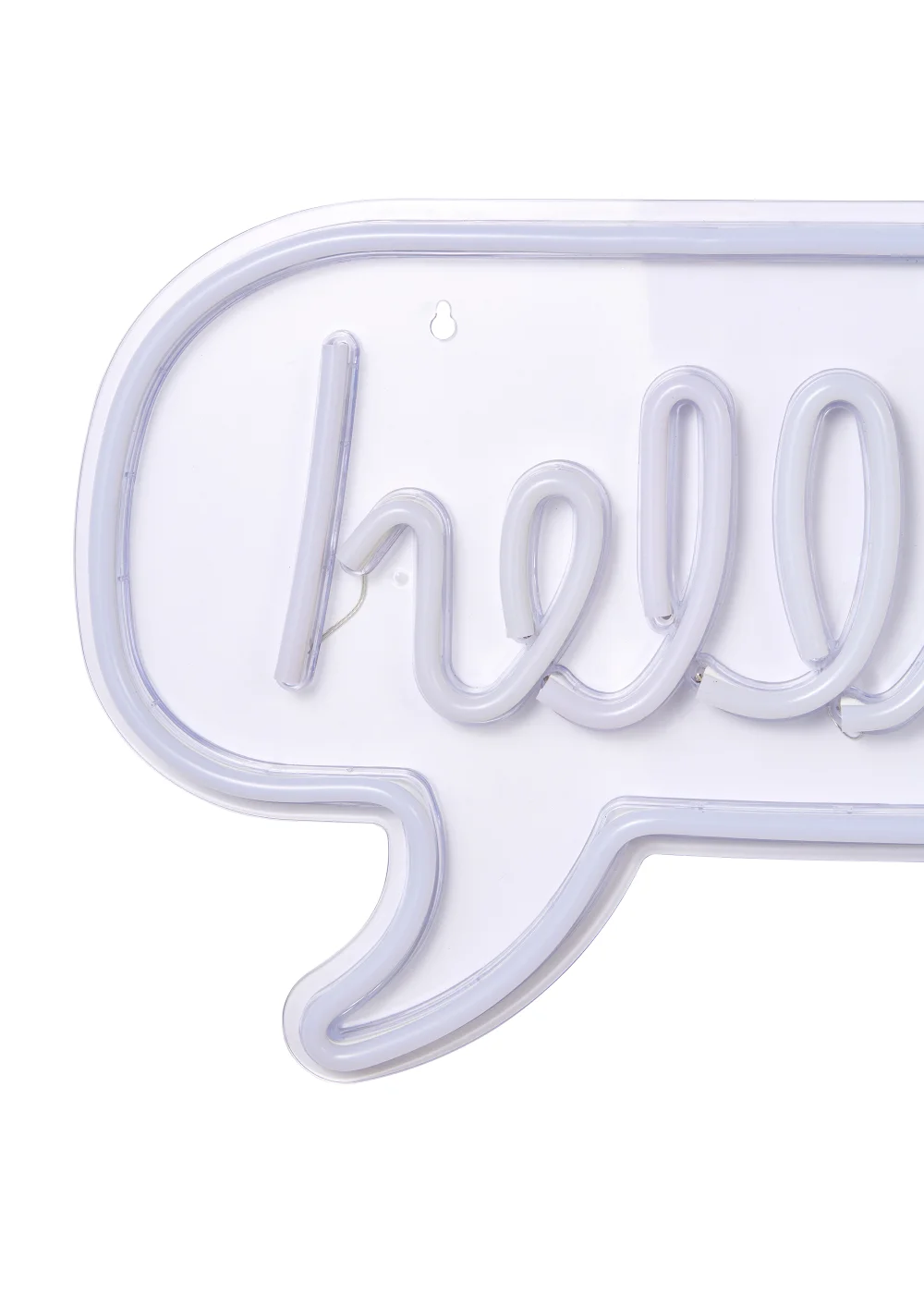Glow Hello Neon Light (30cm x 43cm) - One Size Image 3