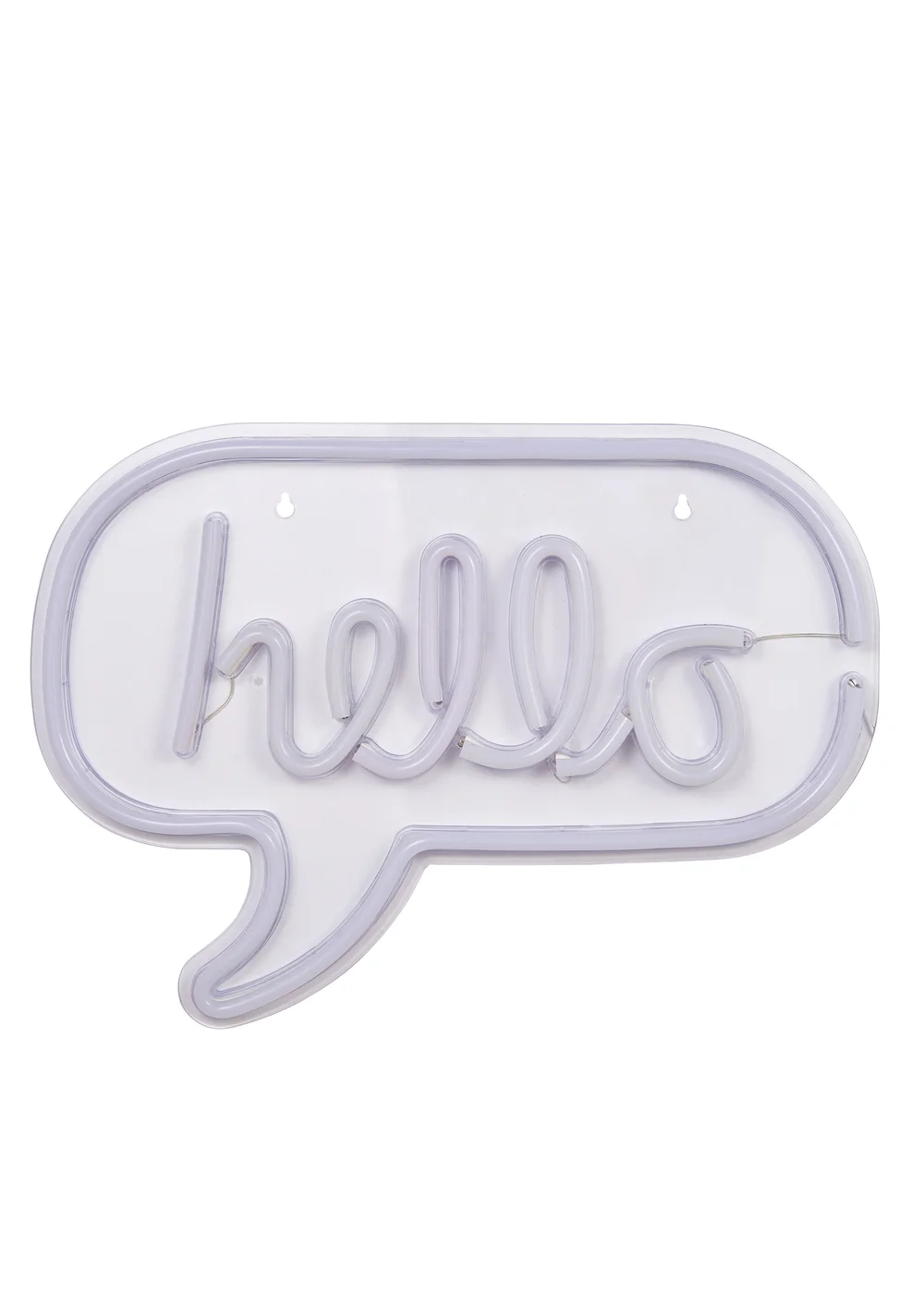 Glow Hello Neon Light (30cm x 43cm) - One Size Image 4