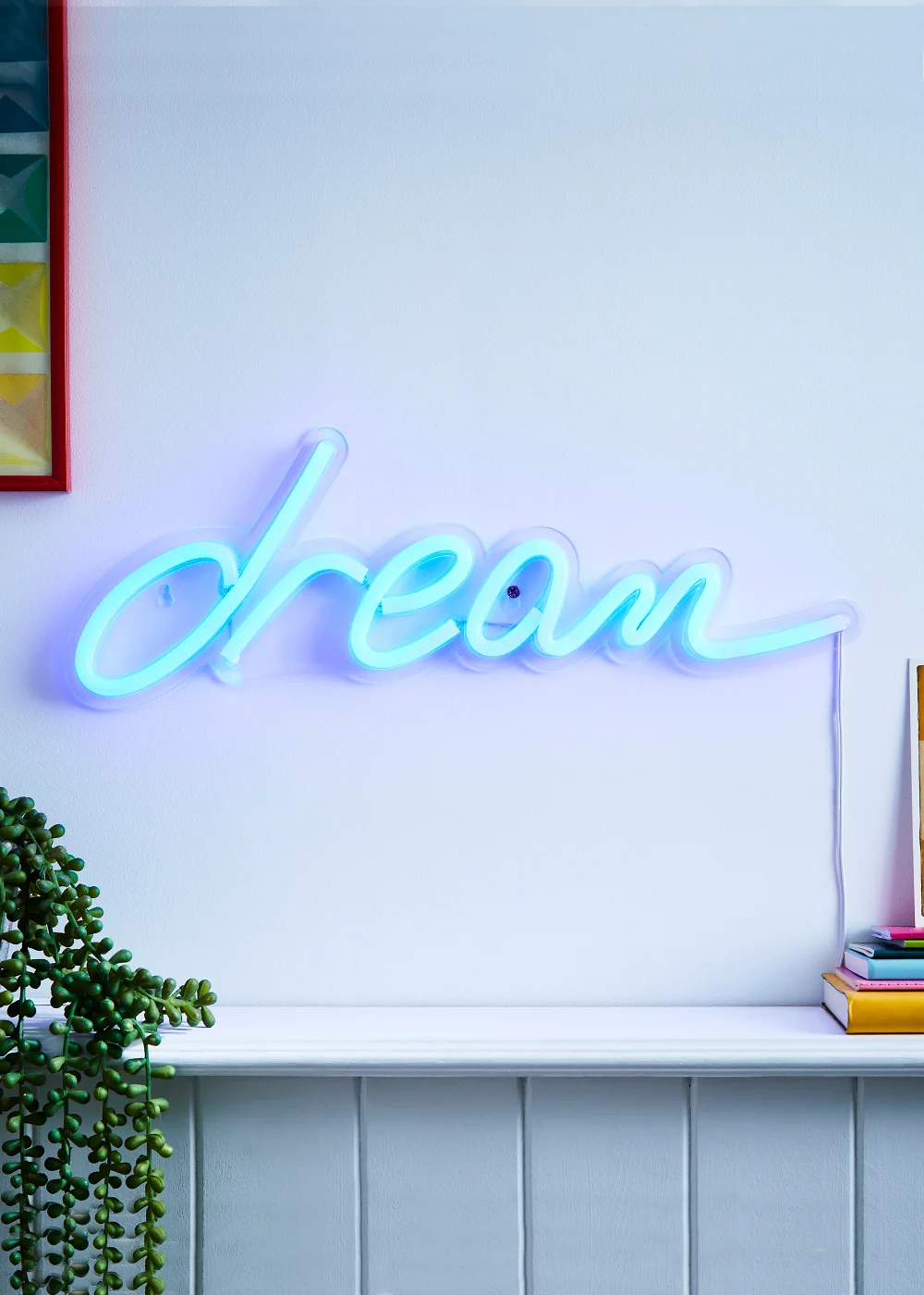 Glow Dream Neon Wall Light (15.5cm x 45.5cm) - One Size Image 1