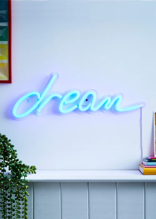Glow Dream Neon Wall Light (15.5cm x 45.5cm) - One Size Image 1