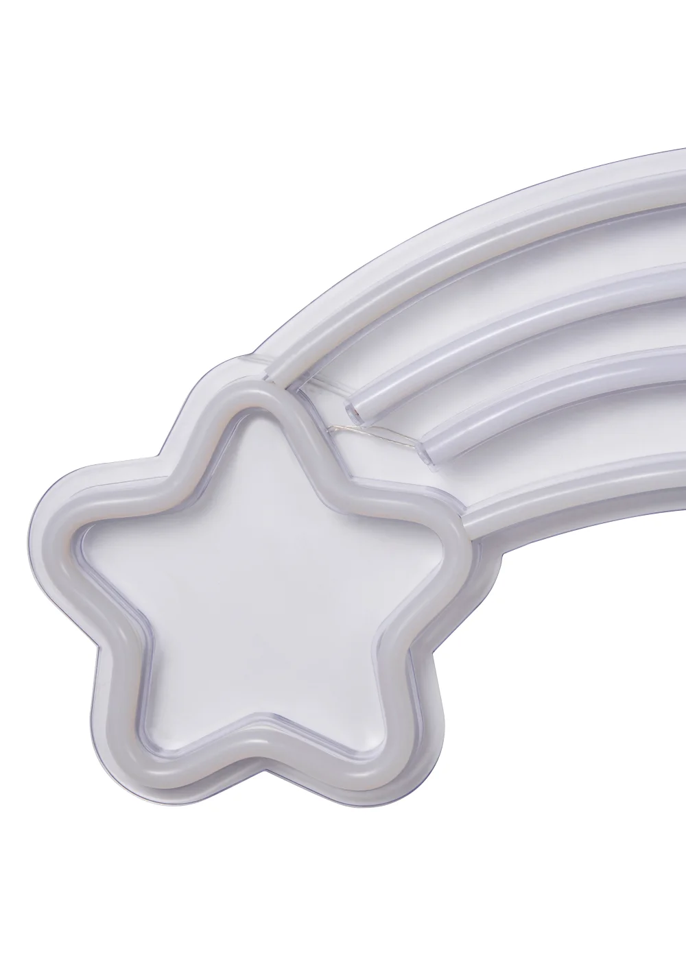 Glow Shooting Star Neon Light (20cm x 40cm) - One Size Image 3