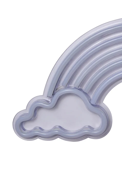 Glow Rainbow & Cloud Neon Light (20cm x 40cm) - One Size Image 3