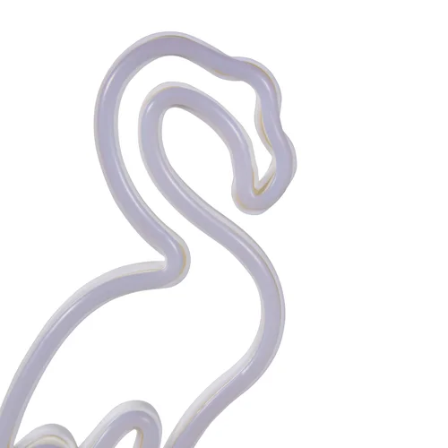 Glow Flamingo Neon Light (30cm x 15cm) - One Size Image 3