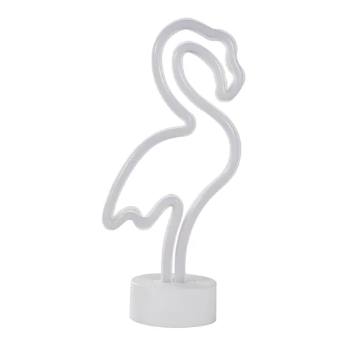 Glow Flamingo Neon Light (30cm x 15cm) - One Size Image 4