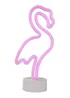 Glow Flamingo Neon Light (30cm x 15cm) - One Size Image 2