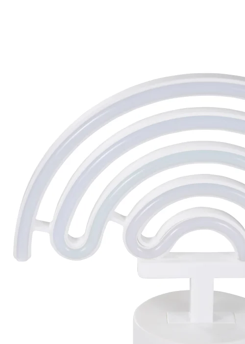 Glow Rainbow Neon Light (19cm x 23cm) - One Size Image 3