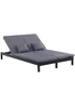 Outsunny 2 Person Rattan Sun Lounger Adjustable - One Size Image 2
