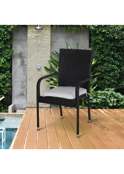 Outsunny 6 Pack Seat Pads (5cm x 42cm x 42cm) - One Size Image 2