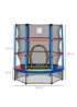 HOMCOM Trampoline with Safety Enclosure Net (140cm x 160cm) - No Size Image 3