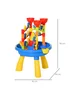 HOMCOM 30 Piece Sand & Water Outdoor Activity Table (46cm x 46cm x 66cm) - One Size Image 3