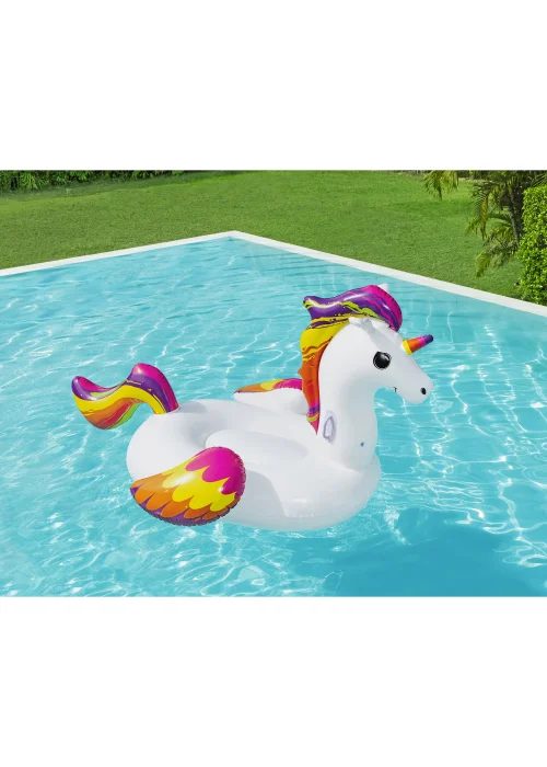 Bestway Supersized Unicorn Ride On (233cm x 156cm x 136.5cm) - One Size Image 5