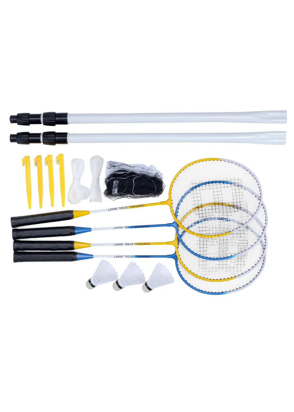 Sportline 4 Player Pro Badminton Set - One Size Image 2