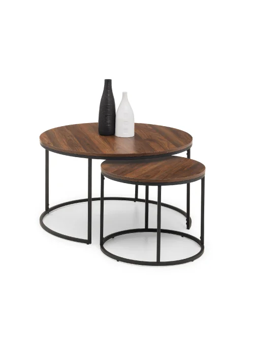 Julian Bowen Bellini Round Nesting Coffee Table (50 x 80 x 80 cm) - One Size Image 2