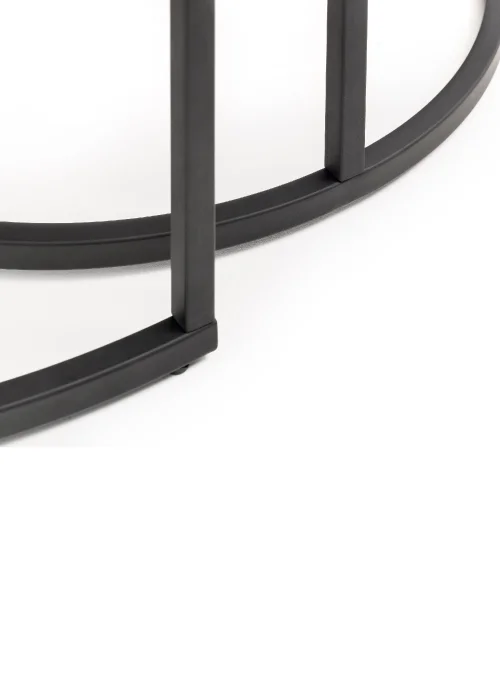 Julian Bowen Bellini Round Nesting Coffee Table (50 x 80 x 80 cm) - No Size Image 5