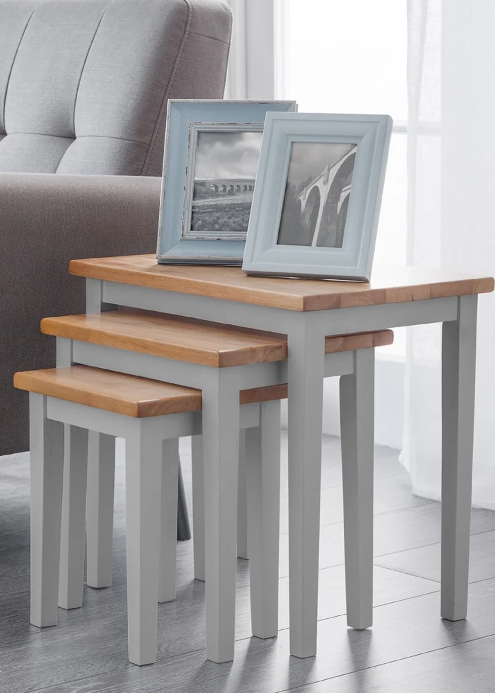 Julian Bowen Cleo Nest Of Tables 46 x 48 x 33 cm) - One Size Image 2