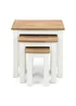 Julian Bowen Coxmoor Nest Of 3 Tables(48 x 50 x 35 cm) - One Size Image 2