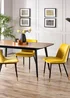 Julian Bowen Set Of 2 Delaunay Dining Chairs (83 x 50 x 59 cm) - One Size Image 4