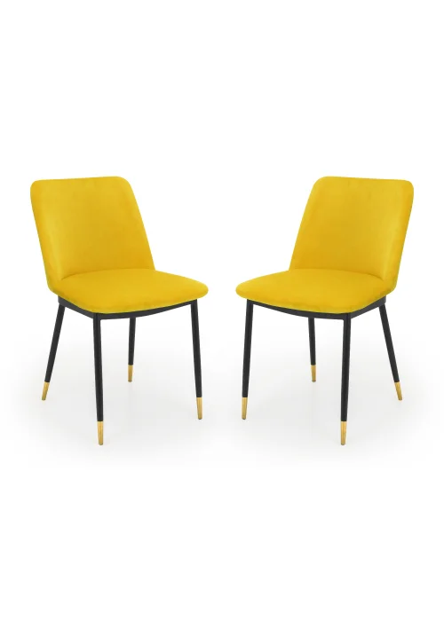 Julian Bowen Set Of 2 Delaunay Dining Chairs (83 x 50 x 59 cm) - One Size Image 1