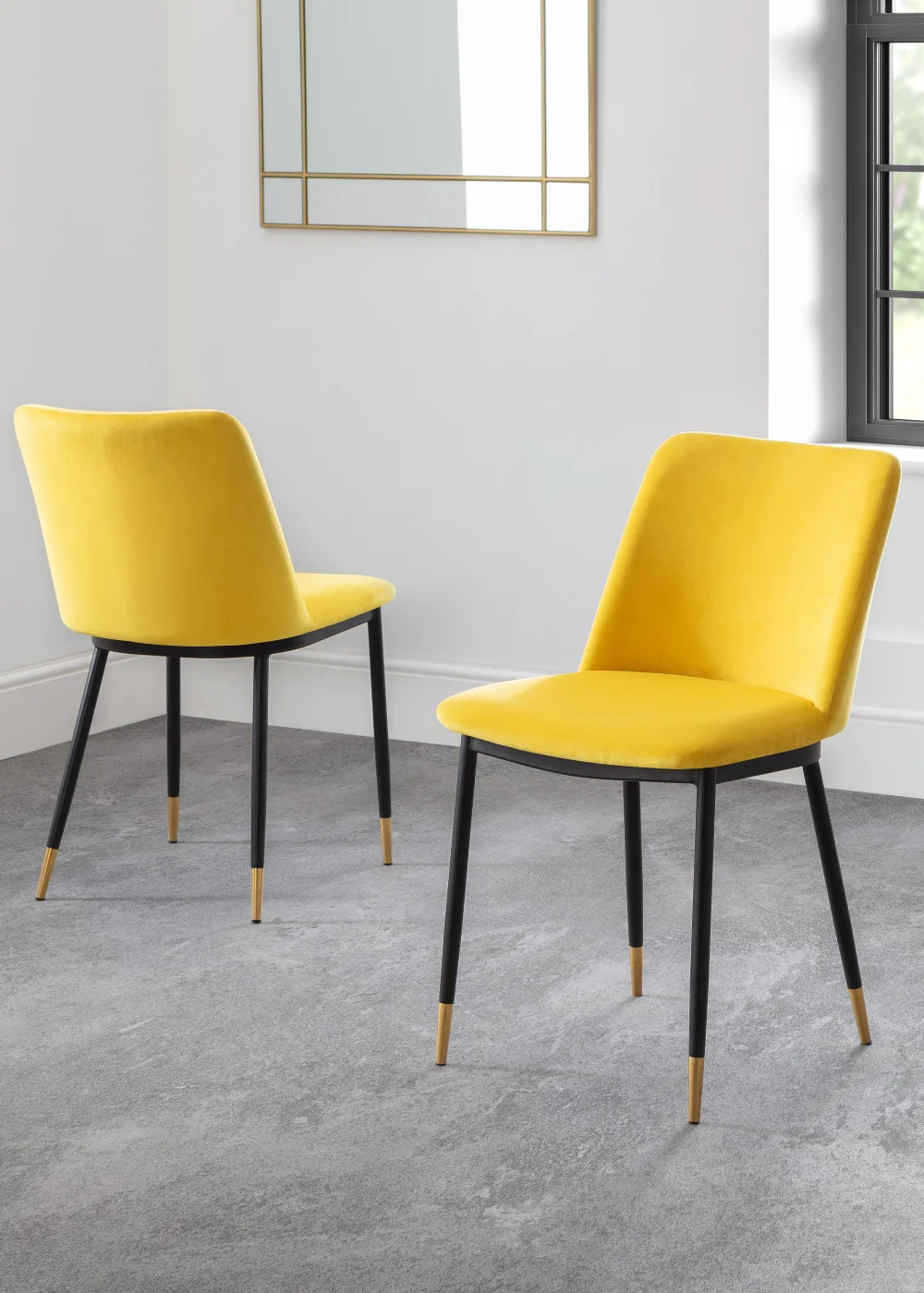 Julian Bowen Set Of 2 Delaunay Dining Chairs (83 x 50 x 59 cm) - One Size Image 3