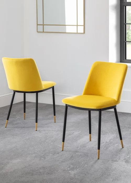 Julian Bowen Set Of 2 Delaunay Dining Chairs (83 x 50 x 59 cm) - One Size Image 3