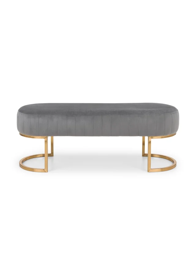 Julian Bowen Harrogate Velvet Bench (42 x 117.5 x 42.5 cm)