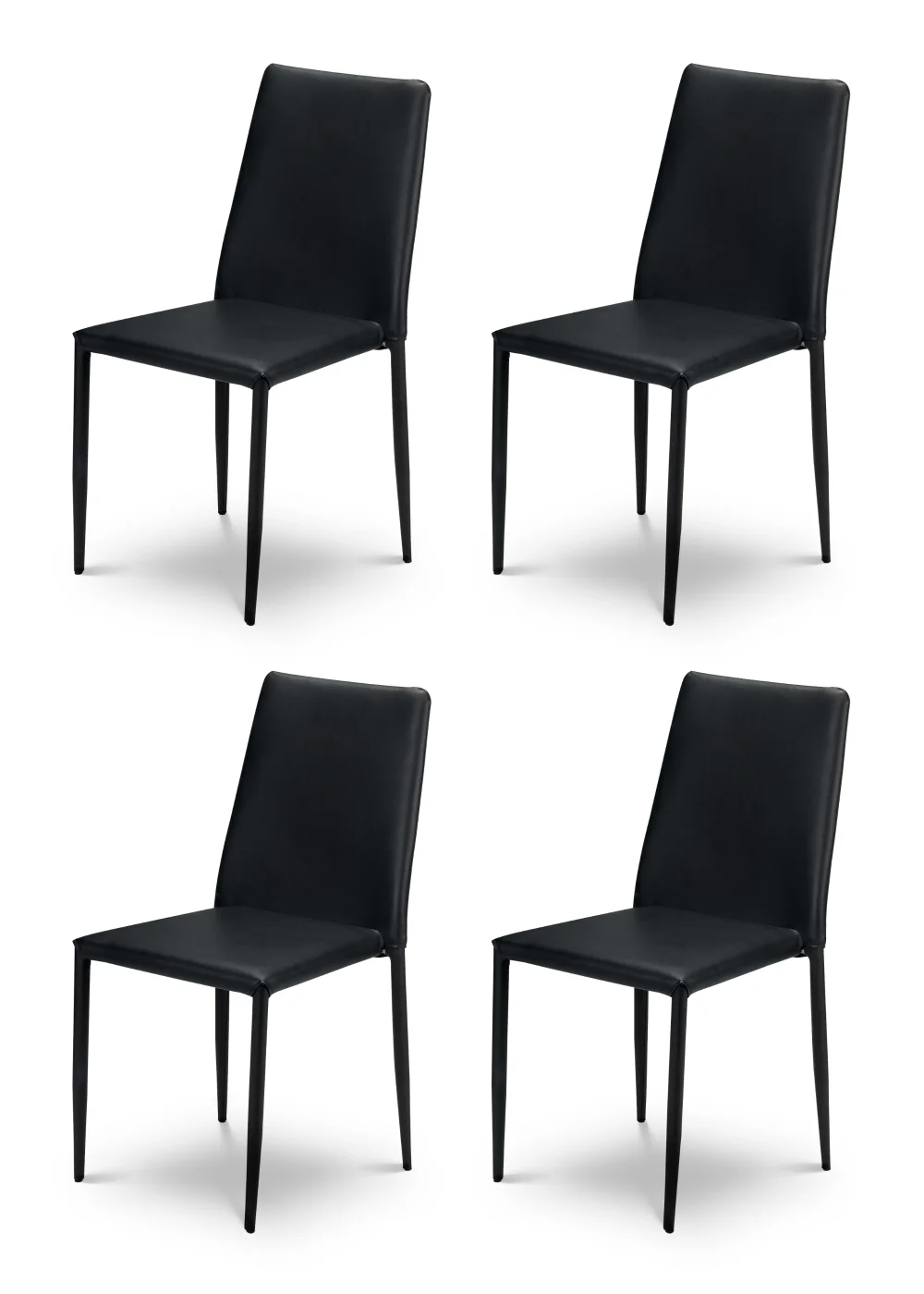 Julian Bowen Set Of 4 Jazz Chairs (91 x 43 x 56 cm) - No Size Image 1