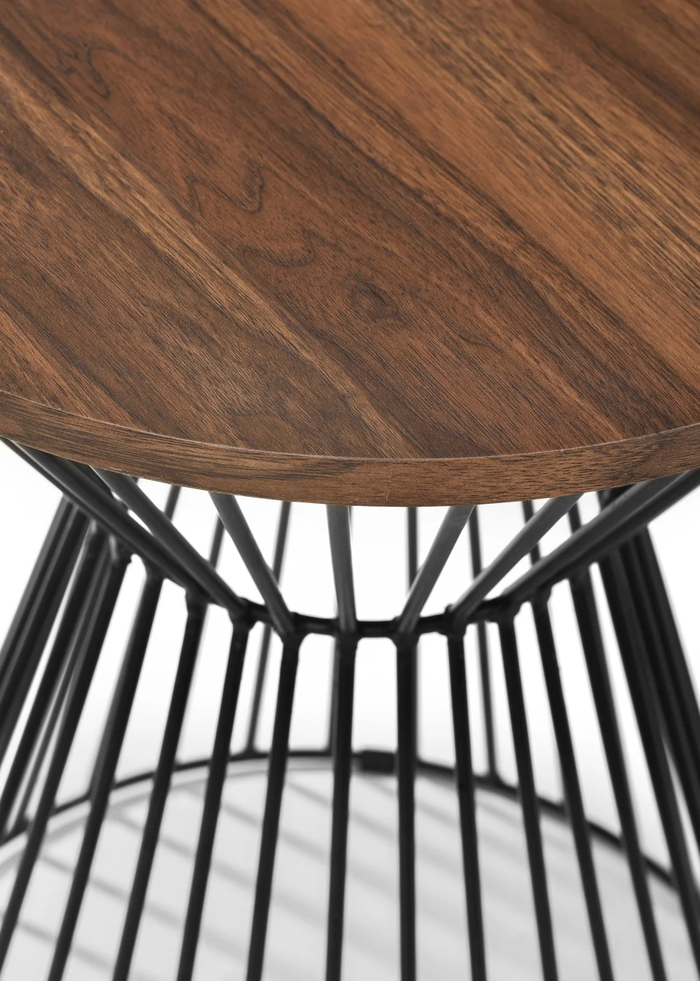 Julian Bowen Jersey Round Wire Lamp Table (50 x 40 x 40 cm) - No Size Image 3