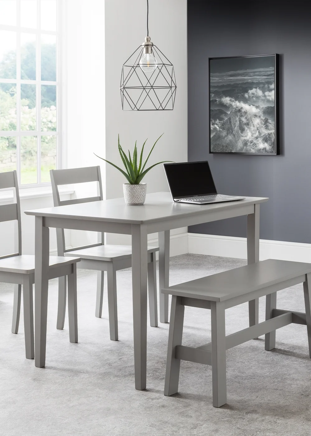 Julian Bowen Kobe Compact Rectangular Table (74 x 112 x 72 cm) - One Size Image 1