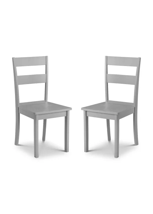 Julian Bowen Set Of 2 Kobe Dining Chairs (89 x 48 x 41 cm) - No Size Image 1