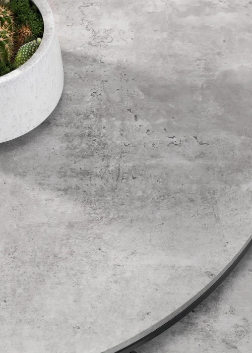 Julian Bowen Staten Concrete Round Nesting Coffee Table (50 x 80 x 80 cm) - One Size Image 3