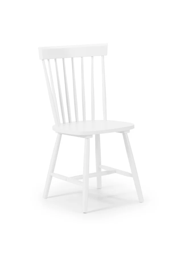 Julian Bowen Set Of 4 Torino Chairs White (90 x 52 x 49 cm)