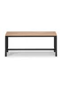 Julian Bowen Tribeca Bench (45 x 110 x 36 cm) - One Size Image 2