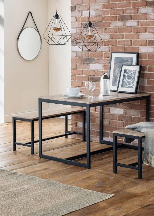 Julian Bowen Tribeca Bench (45 x 110 x 36 cm) - One Size Image 3