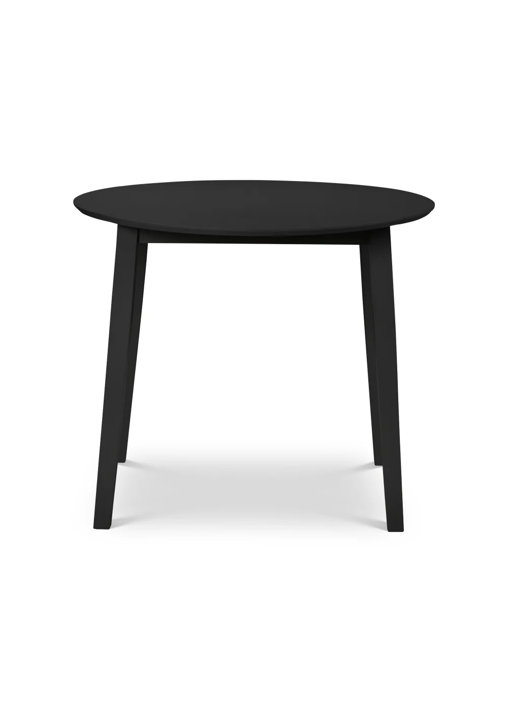 Julian Bowen Coast Dropleaf Table Black (75 x 90 x 90 cm) - No Size Image 4
